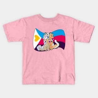 Polyamorous cats Kids T-Shirt